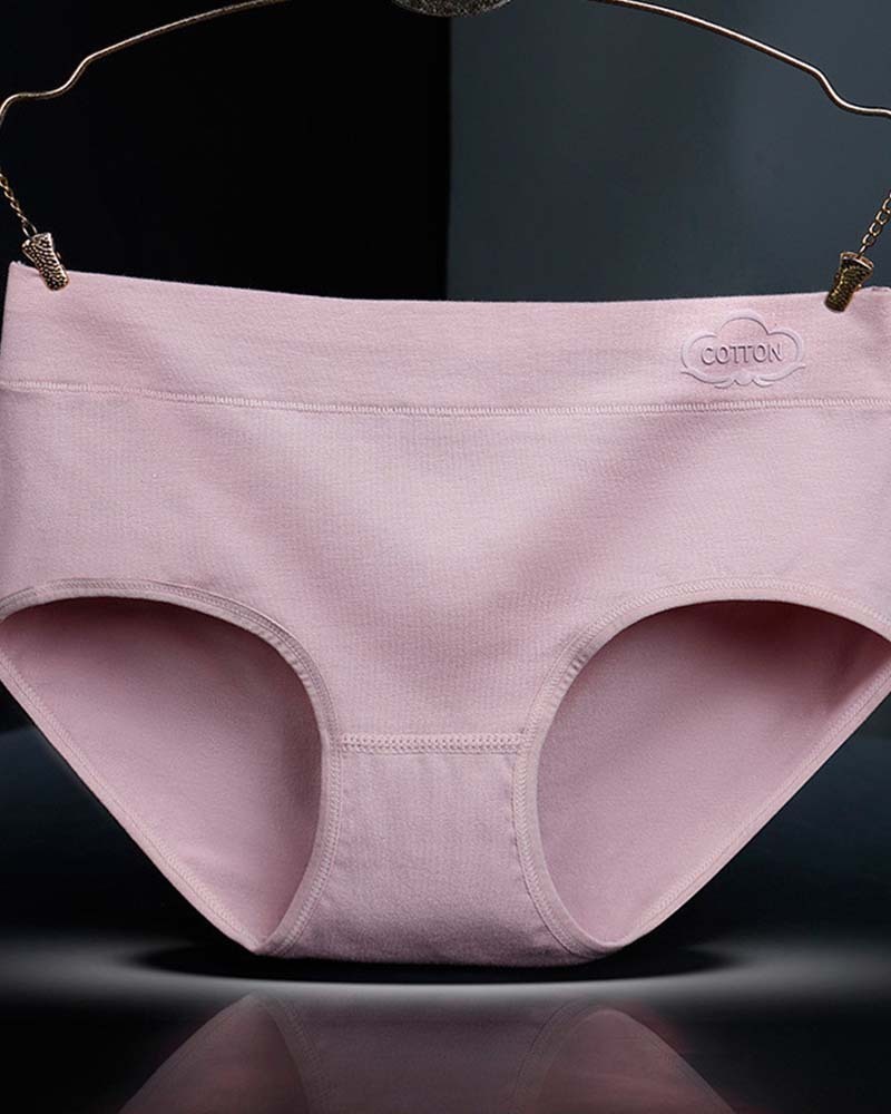 Mid-waist cotton graphene underpants