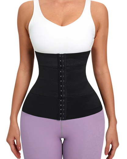 Buttoned Waist Shaping And Abdominal Belt