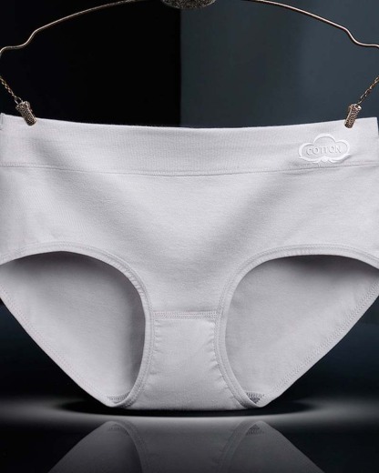 Mid-waist cotton graphene underpants