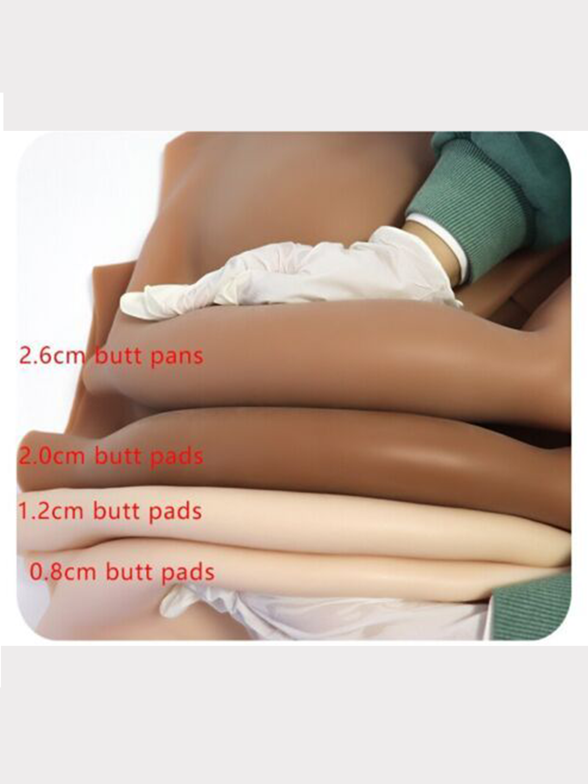 BBL Butt Lifter Short Food-grade Silicone Butt Pads with a Three-year Life Span