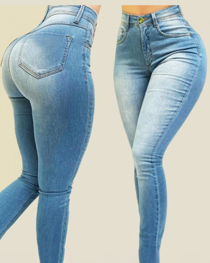 ChicCurve High Waist Stretch Slim fit Shaping Jeans
