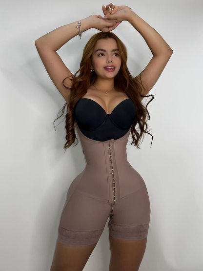 Hourglass Gridle Faja Shapewear with Zipper
