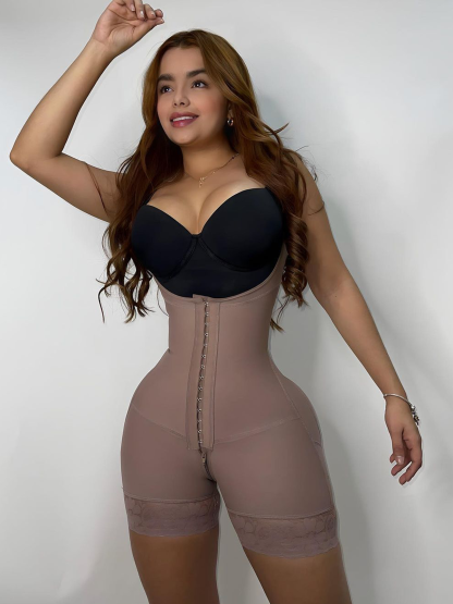 Hourglass Gridle Faja Shapewear with Zipper