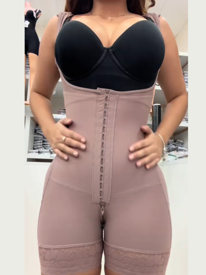 Hourglass Gridle Faja Shapewear with Zipper