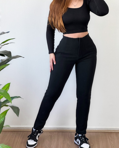 ChicCurve Waist-Less Headside Pocket Pants