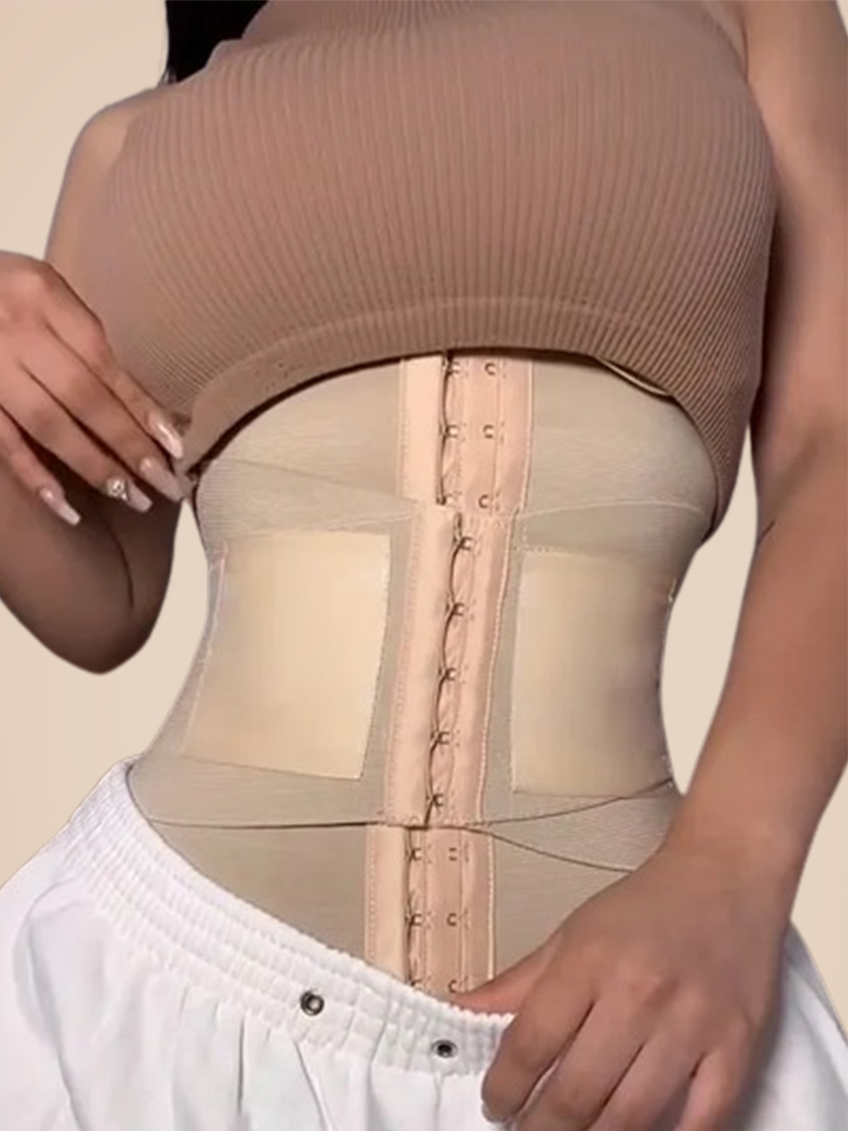 Invisible Velcro Hourglass Type Waist Trainer