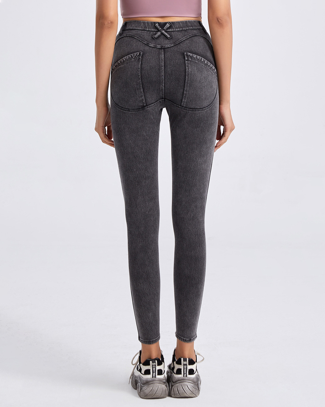 High Waist Skiny Yoga Demin Leggings