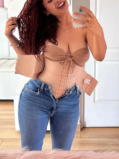 Invisible Velcro Hourglass Type Waist Trainer