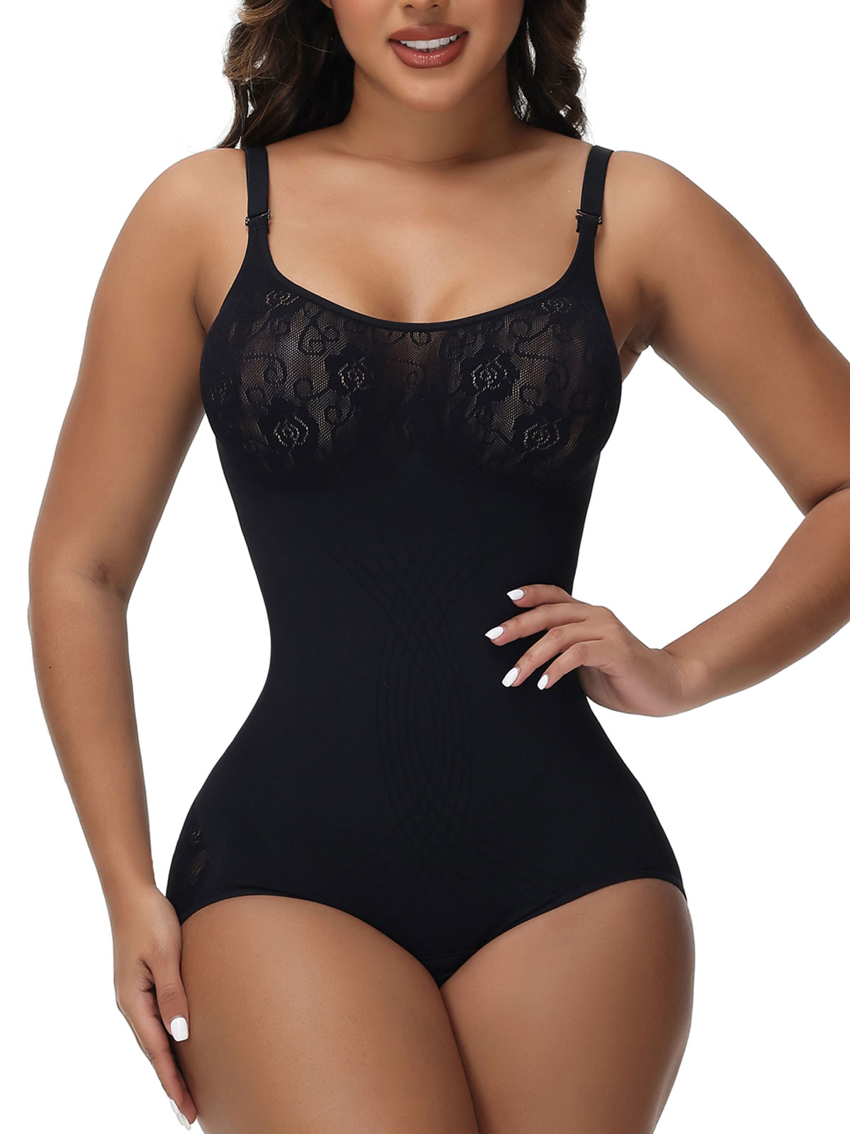 Happy Butt Jacquard Body Shaper