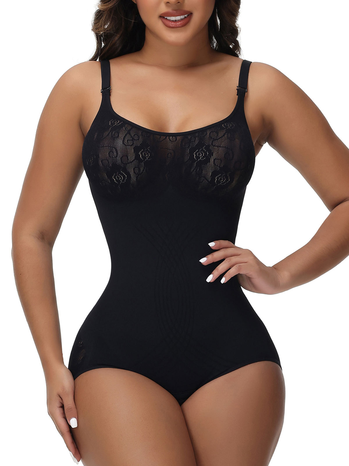 Happy Butt Jacquard Body Shaper