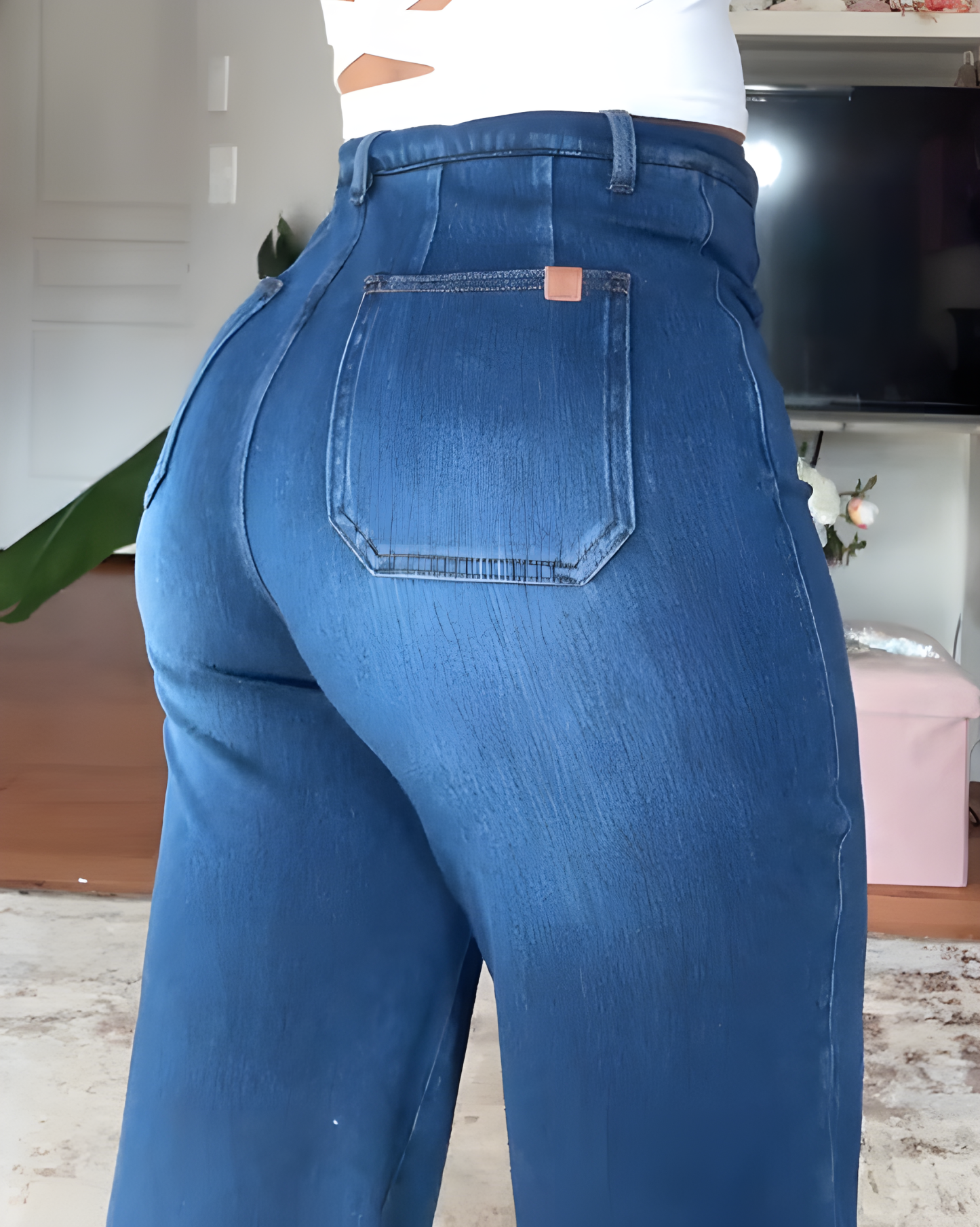 Women's High-Elastic High-Waist Wide-Leg Pants