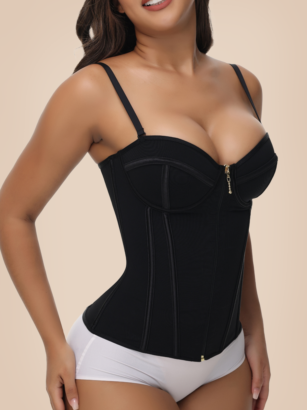Shaping Waist Control Vest with Bra