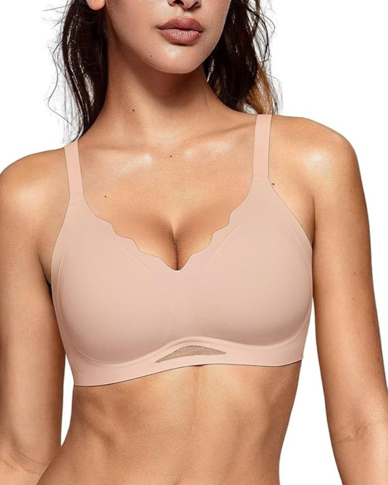 Women's Sheer Mesh Seamless Bra