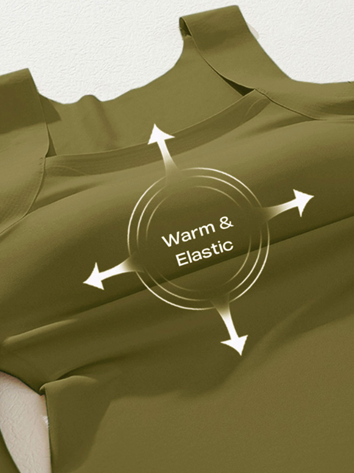 U Neck Shapewear Built-in Bra Tank High Strechy Sleeveless Slim Fit Tops Camisole