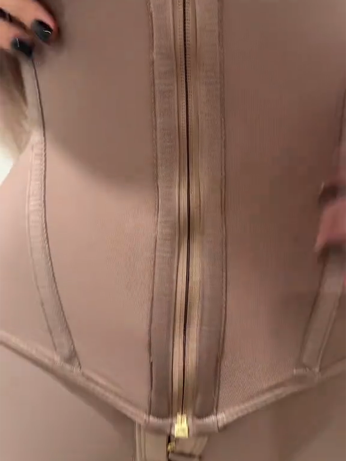 Women's Open Chest Strong Abdominal Shaping Bodysuit