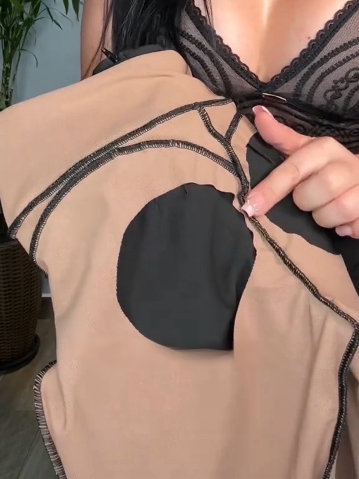 High Rise Waist Tummy Control Leggings With Built In Leg Shaper