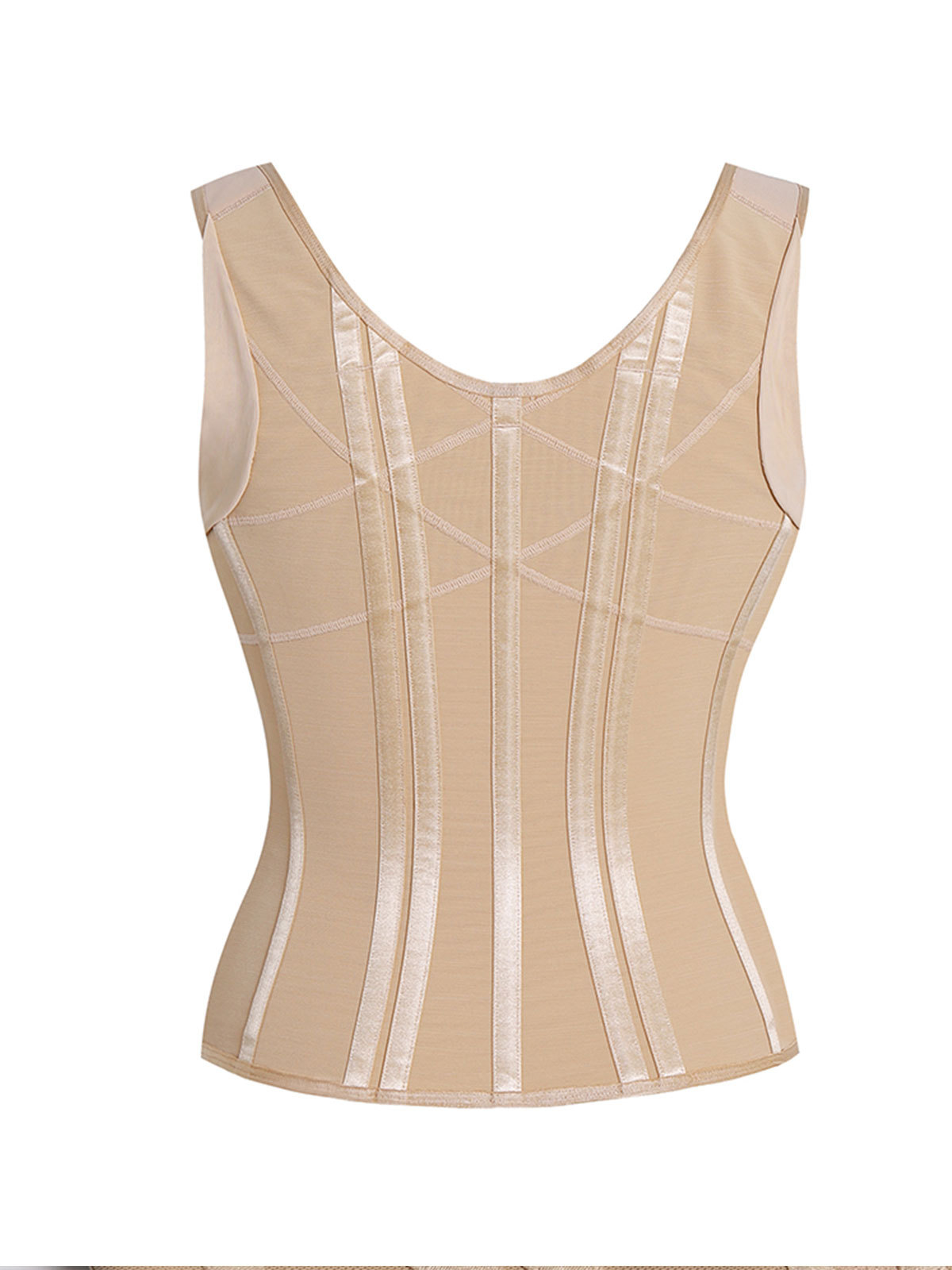 High Compression Hourglass Body Shaper Vest with Straps