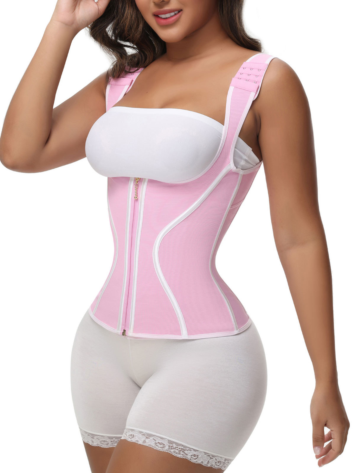 New Extreme Latex Corset Waist Vest
