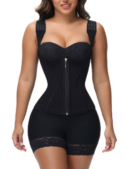 New Extreme Latex Corset Waist Vest