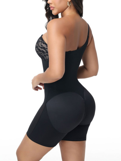 Strapless Tummy Control Lace Shapewear