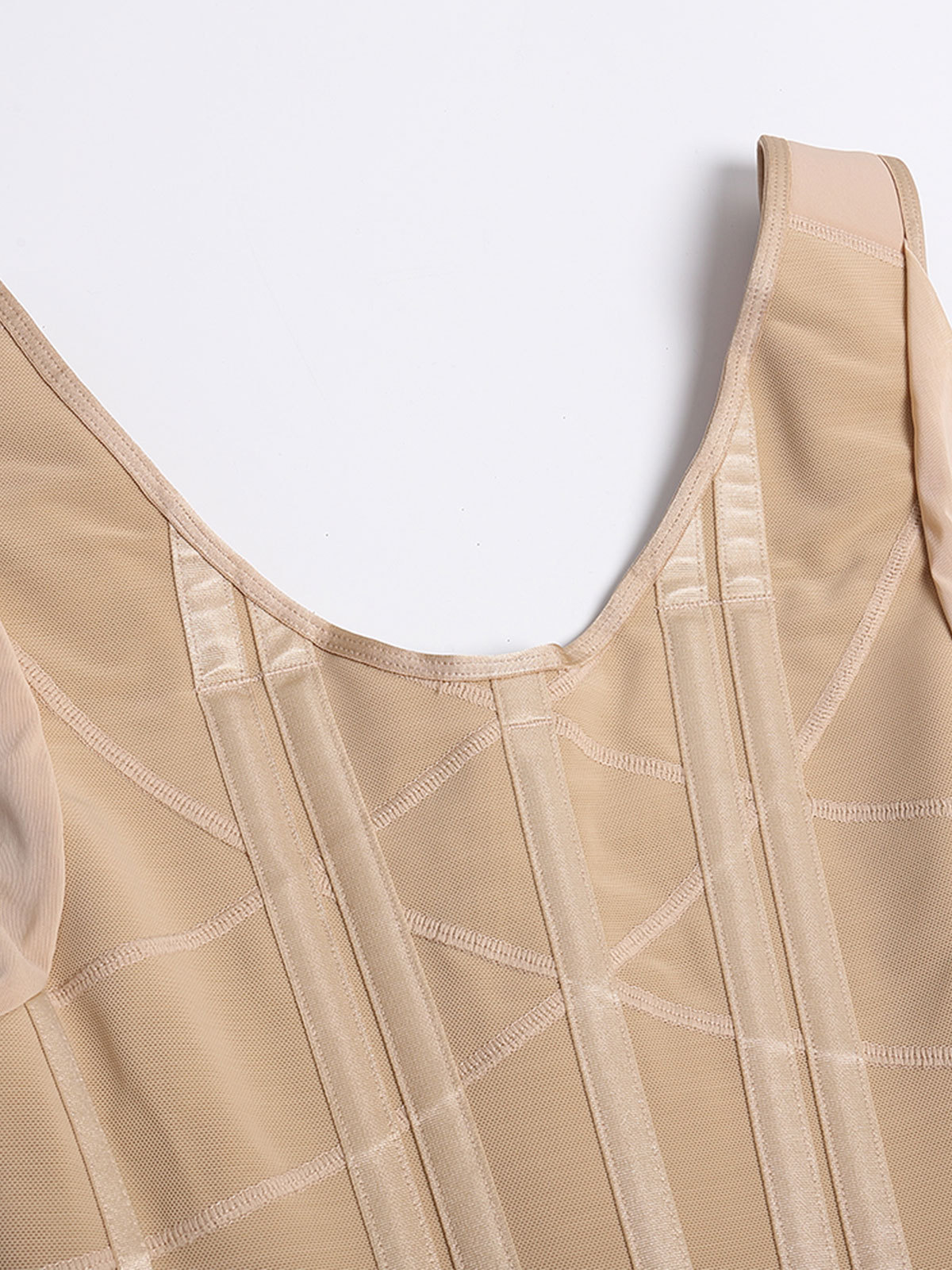 High Compression Hourglass Body Shaper Vest with Straps