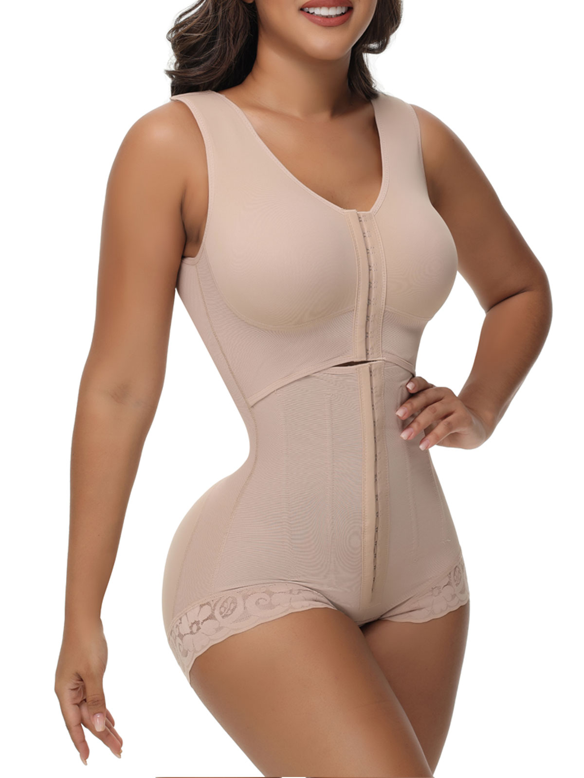 Chest Stretch Expansion Body Shaper Butt Lifting Faja