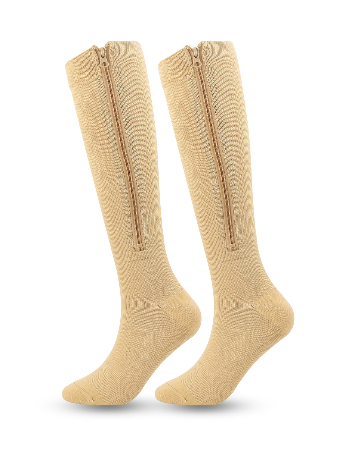 New Compression Zipper Elastic Socks