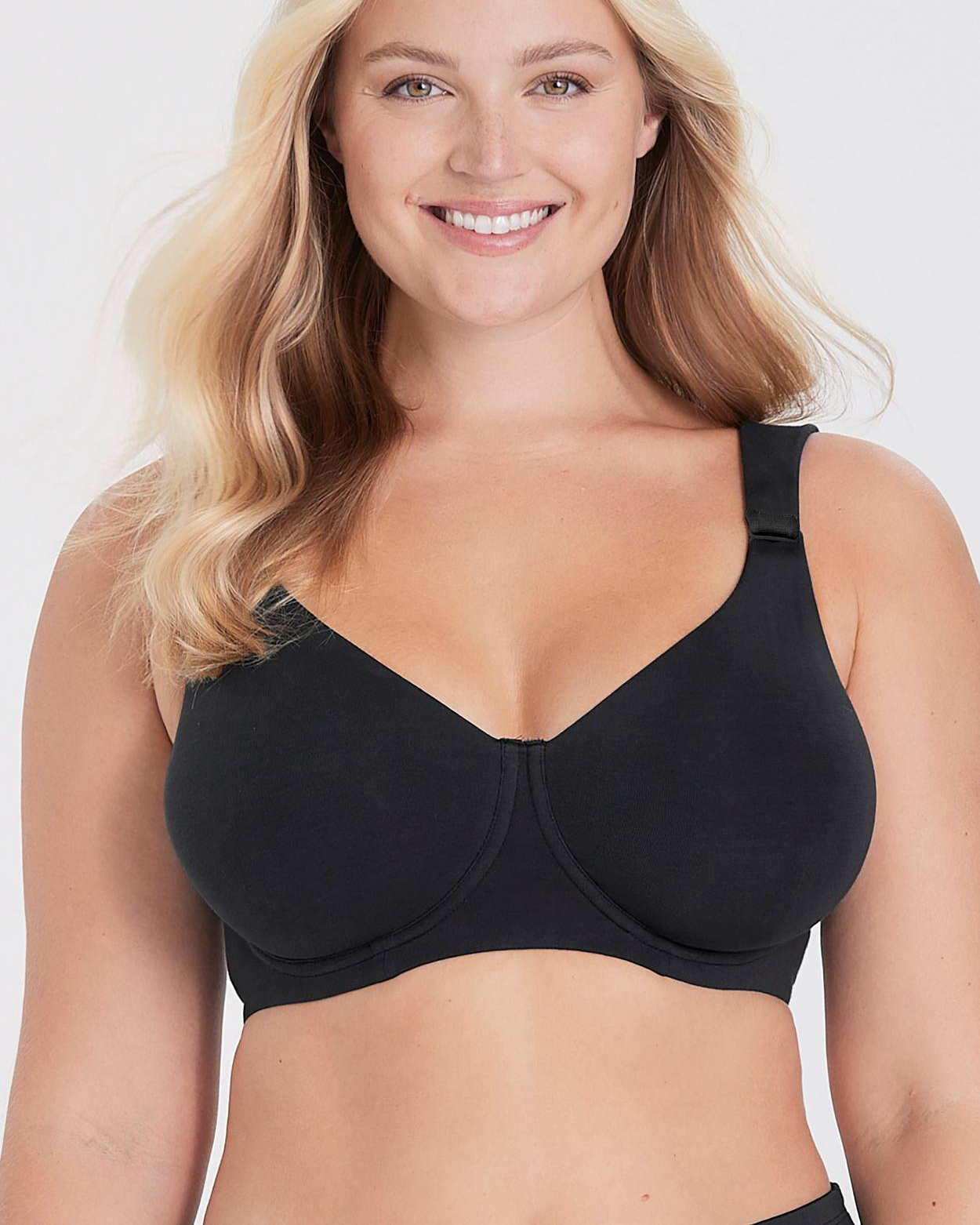 ChicCurve Organic Cotton Plus Size T-shirt Bra-ChicCurve