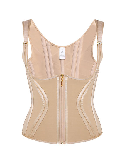 High Compression Hourglass Body Shaper Vest with Straps