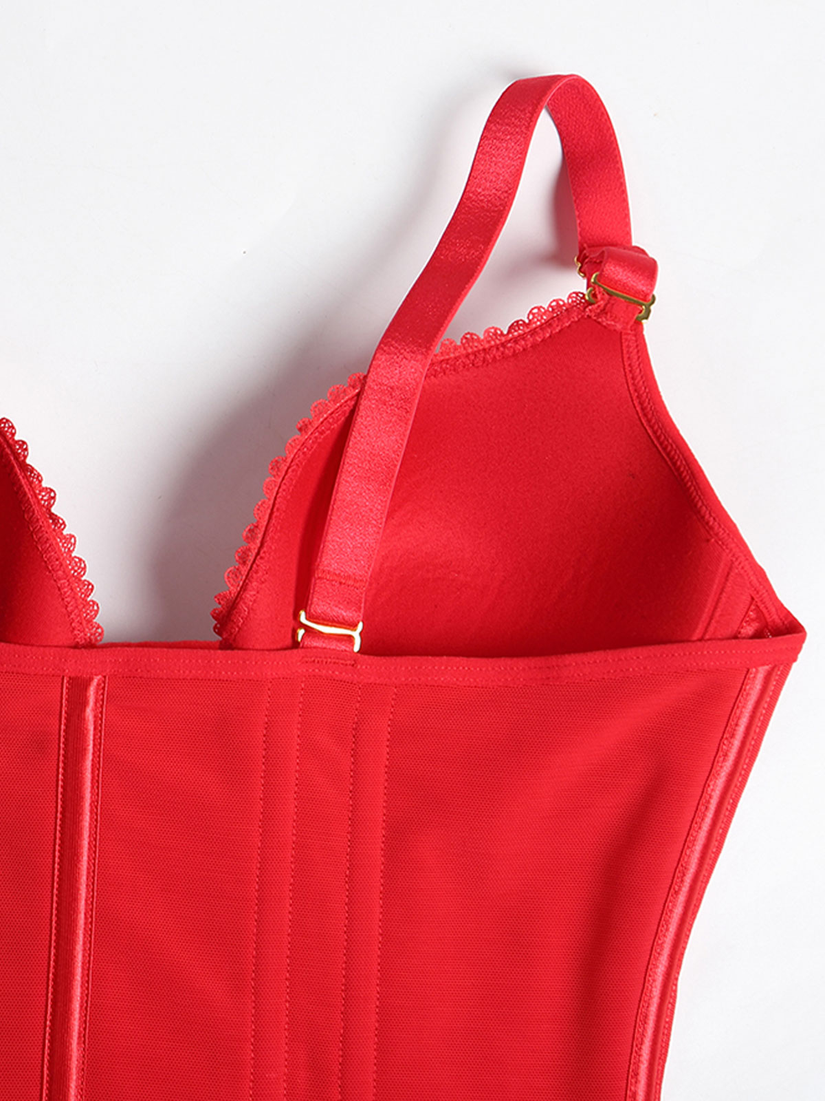 Heart Shape Tummy Control Compression Tanks Corset Waist Trainer Body Shaper with Zipper