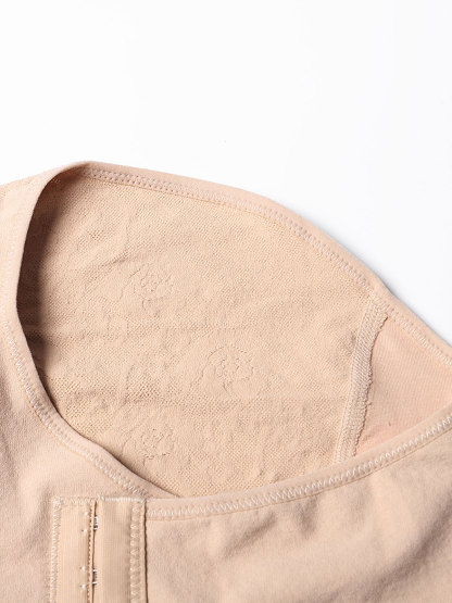 Butt Lift Button High Waist Shaping Shorts