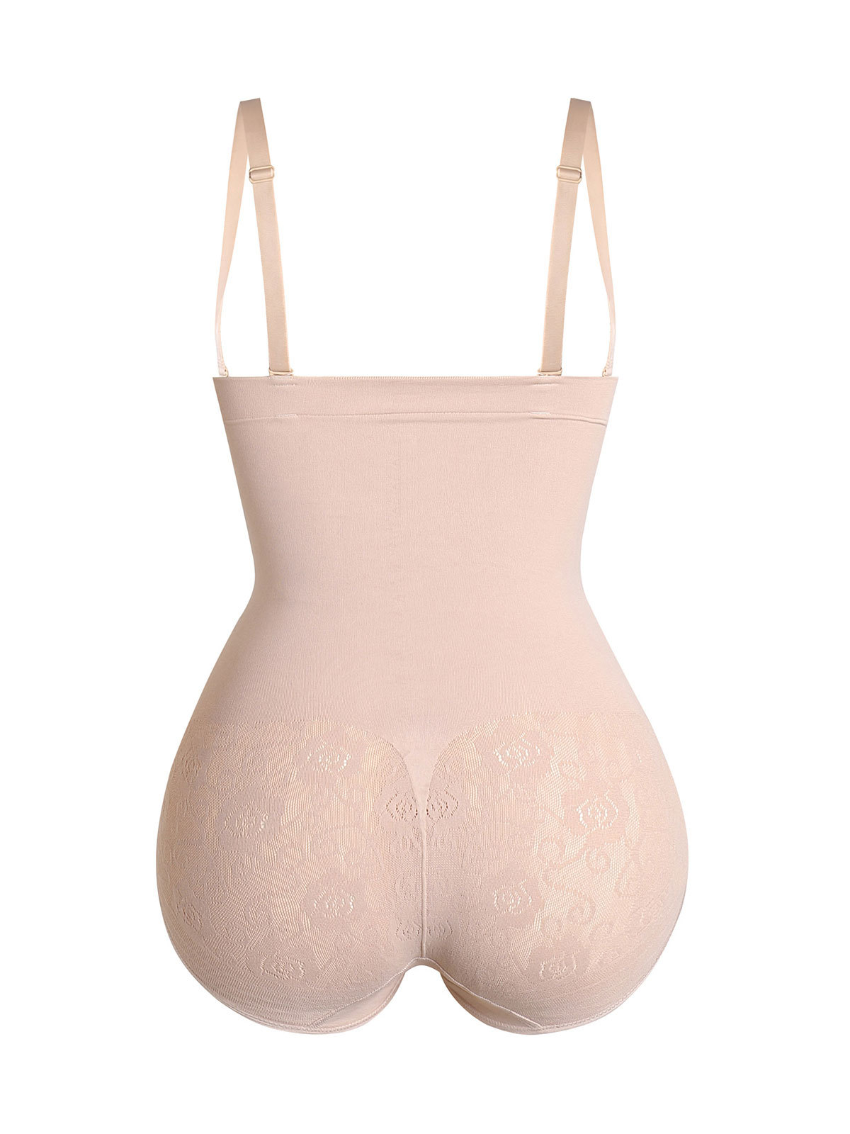 Butt Lift Button High Waist Shaping Shorts