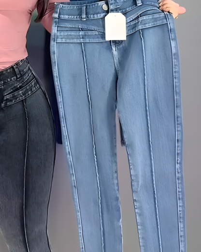 High-Rise Skinny Jeans with Butt Lift