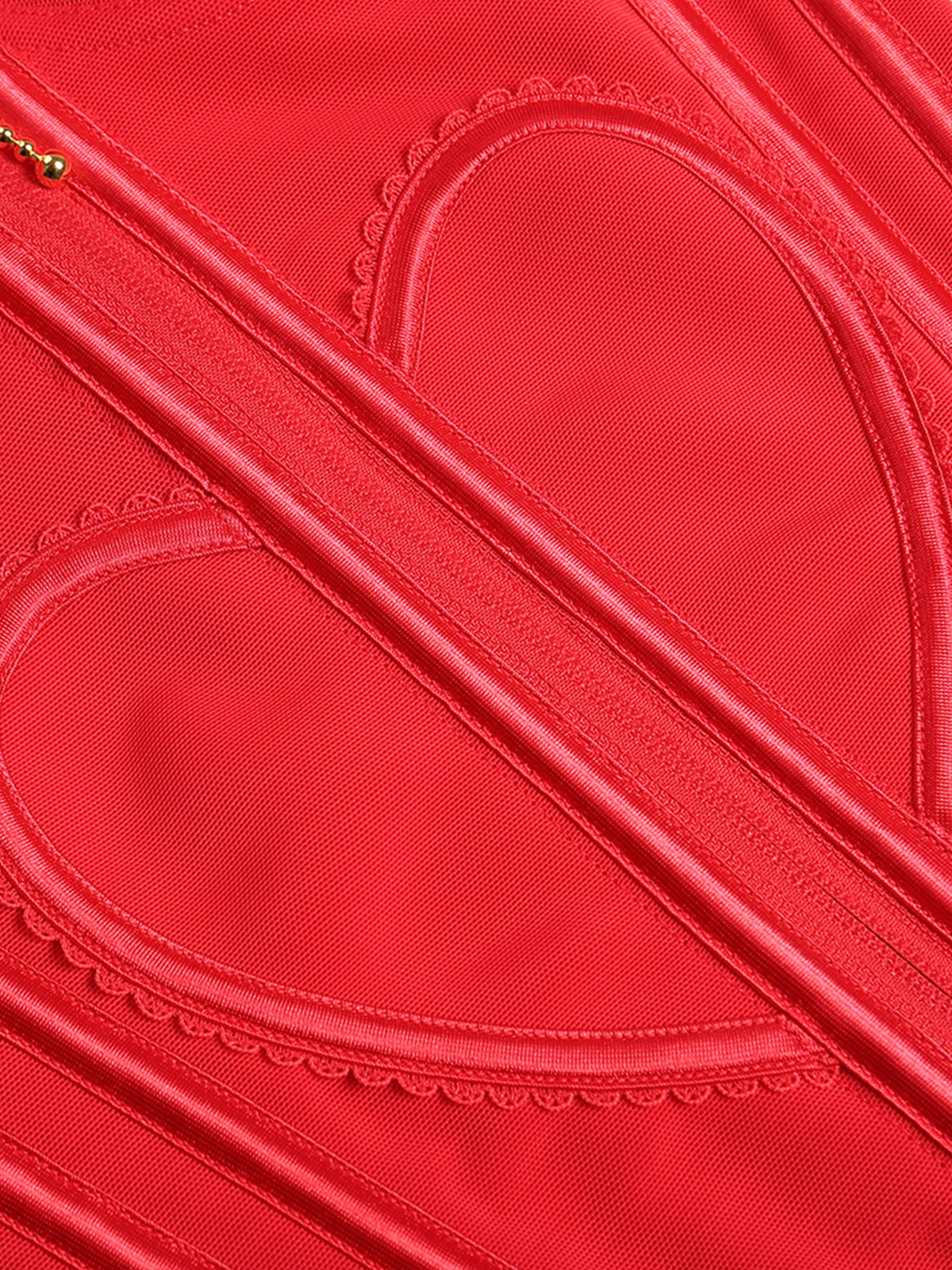 Heart Shape Tummy Control Compression Tanks Corset Waist Trainer Body Shaper with Zipper