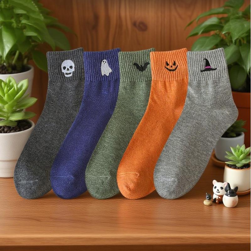 Halloween Thick Warm Deodorant Sweat-Absorbent Cotton Socks