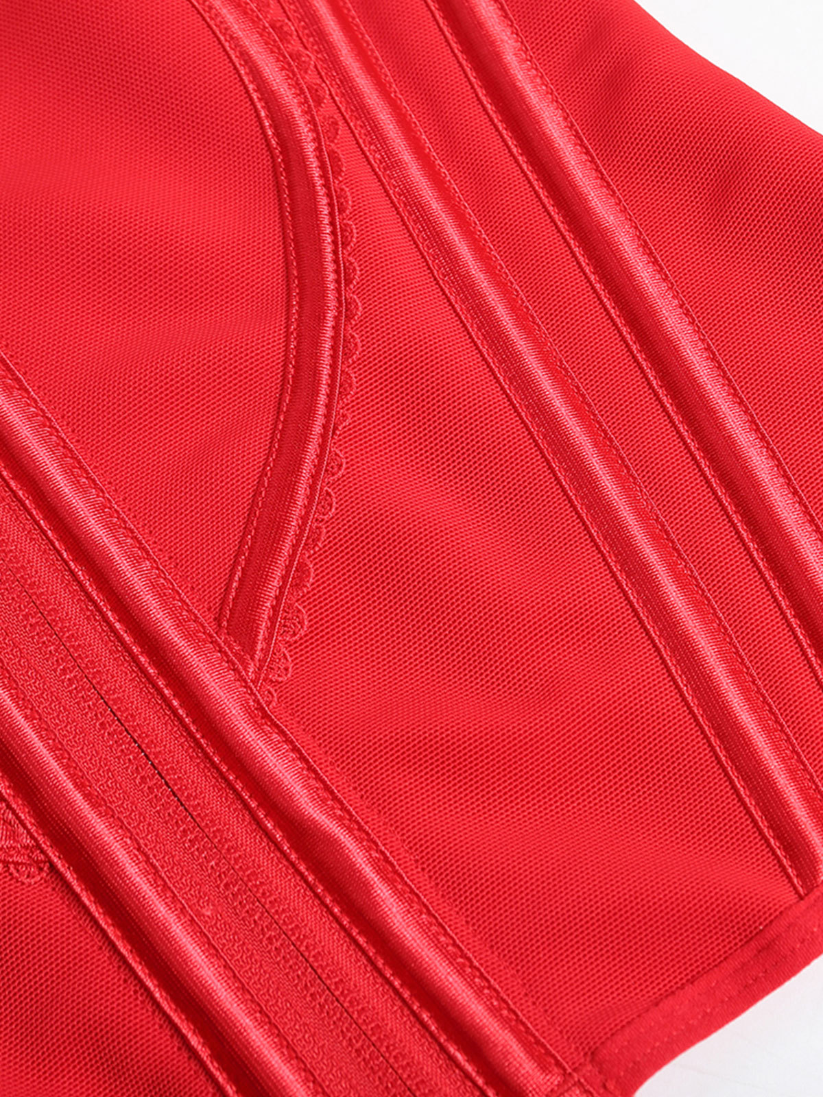 Heart Shape Tummy Control Compression Tanks Corset Waist Trainer Body Shaper with Zipper