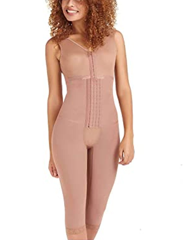 Tummy Tuck Hook & Eye Closure Support Hip Lift Long Shapewear