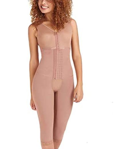 Tummy Tuck Hook & Eye Closure Support Hip Lift Long Shapewear