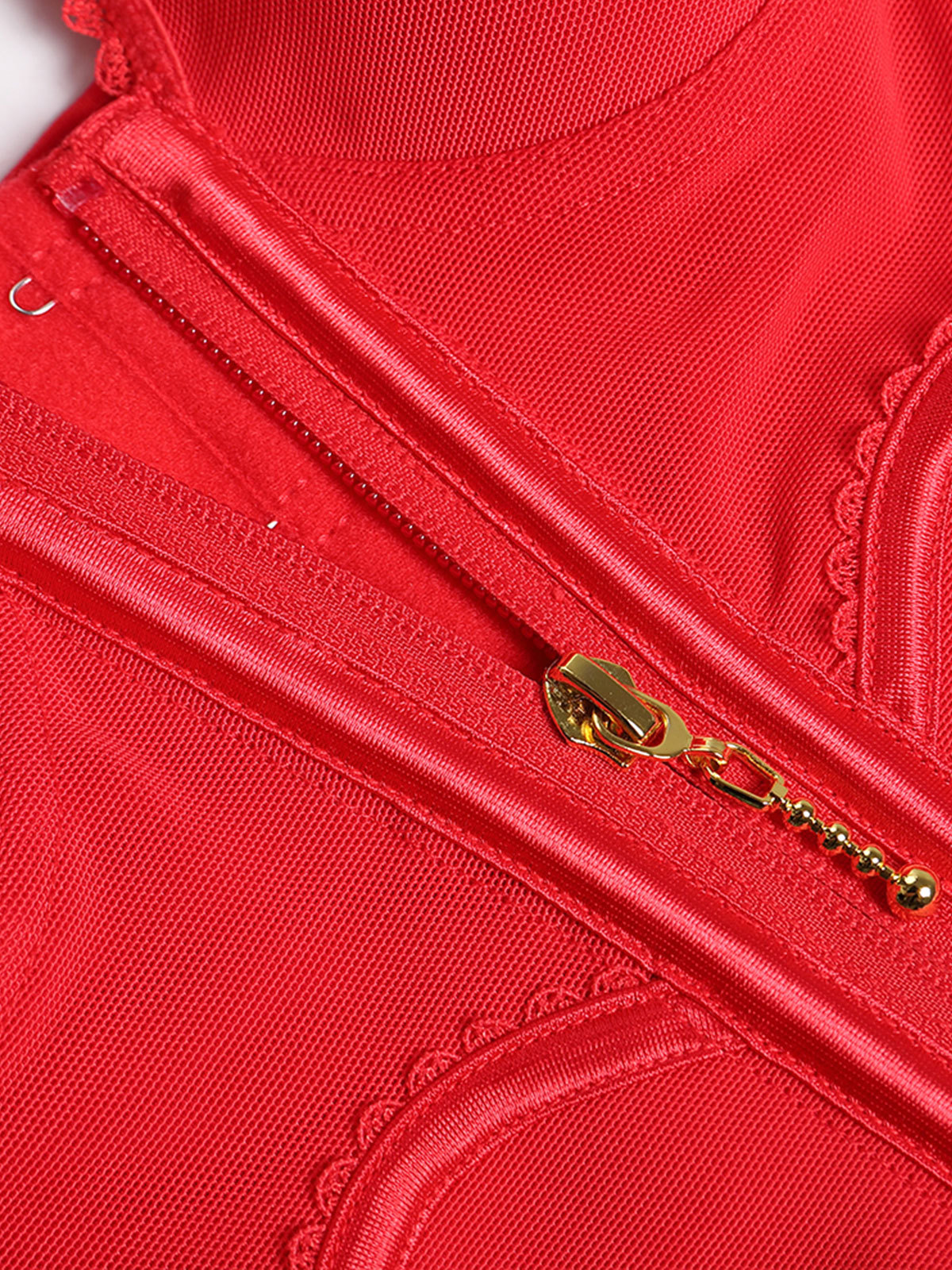 Heart Shape Tummy Control Compression Tanks Corset Waist Trainer Body Shaper with Zipper