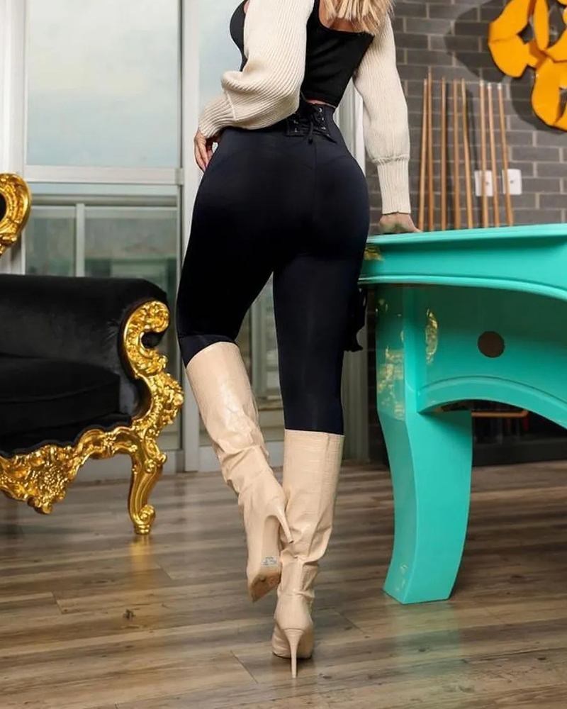 Back Strap Butt Lifting Leggings