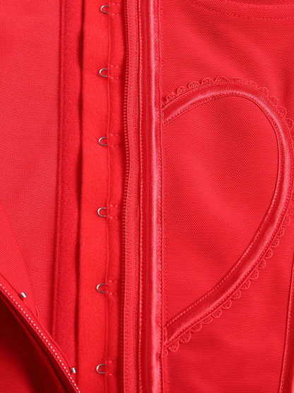 Heart Shape Tummy Control Compression Tanks Corset Waist Trainer Body Shaper with Zipper