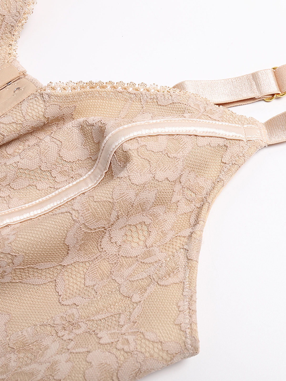 V Neck Tummy Control Lace Waist Trainer Body Shaper