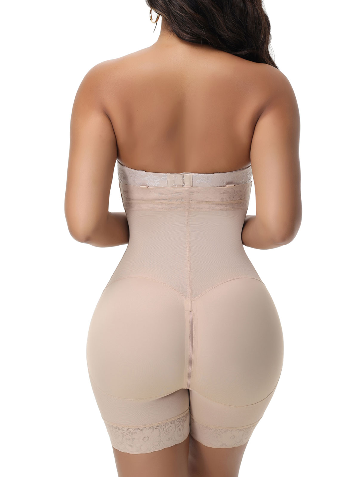 Fajas Colombianas Double Tummy Control Post Surgery Compression Butt Lifter Body Shaper