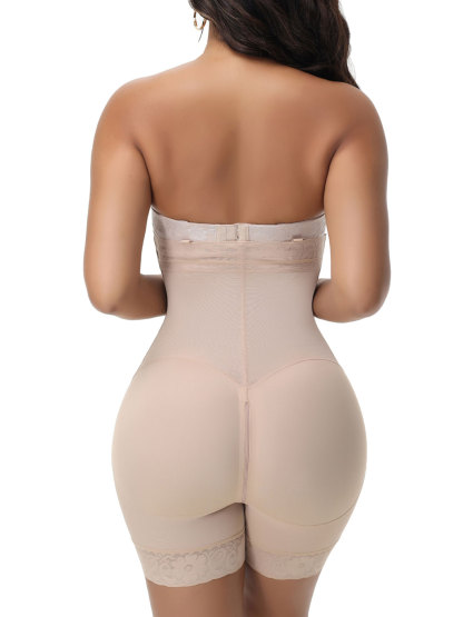 Fajas Colombianas Double Tummy Control Post Surgery Compression Butt Lifter Body Shaper