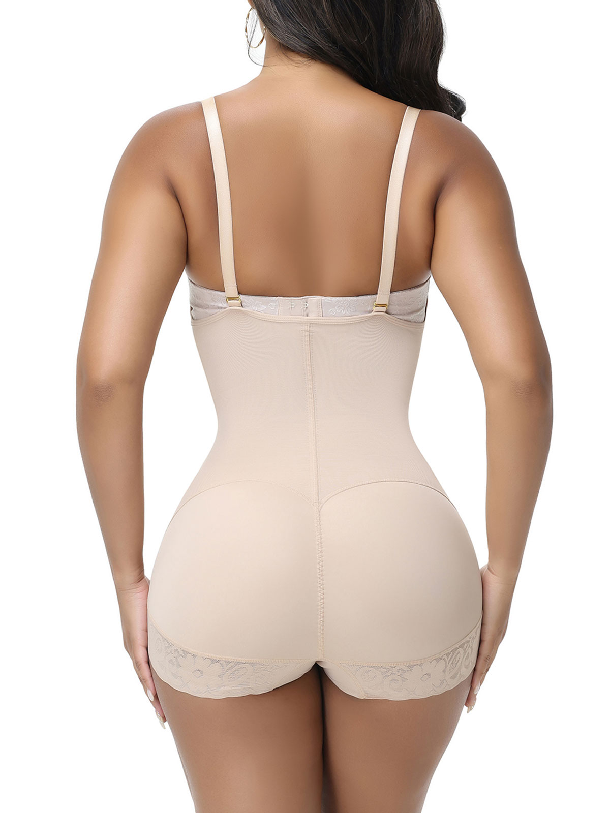 Love Heart Style Open Chest Abdomen Control Sling Triangle One-Piece Body Shaper