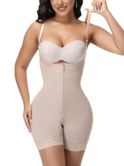 Fajas Colombianas Double Tummy Control Post Surgery Compression Butt Lifter Body Shaper