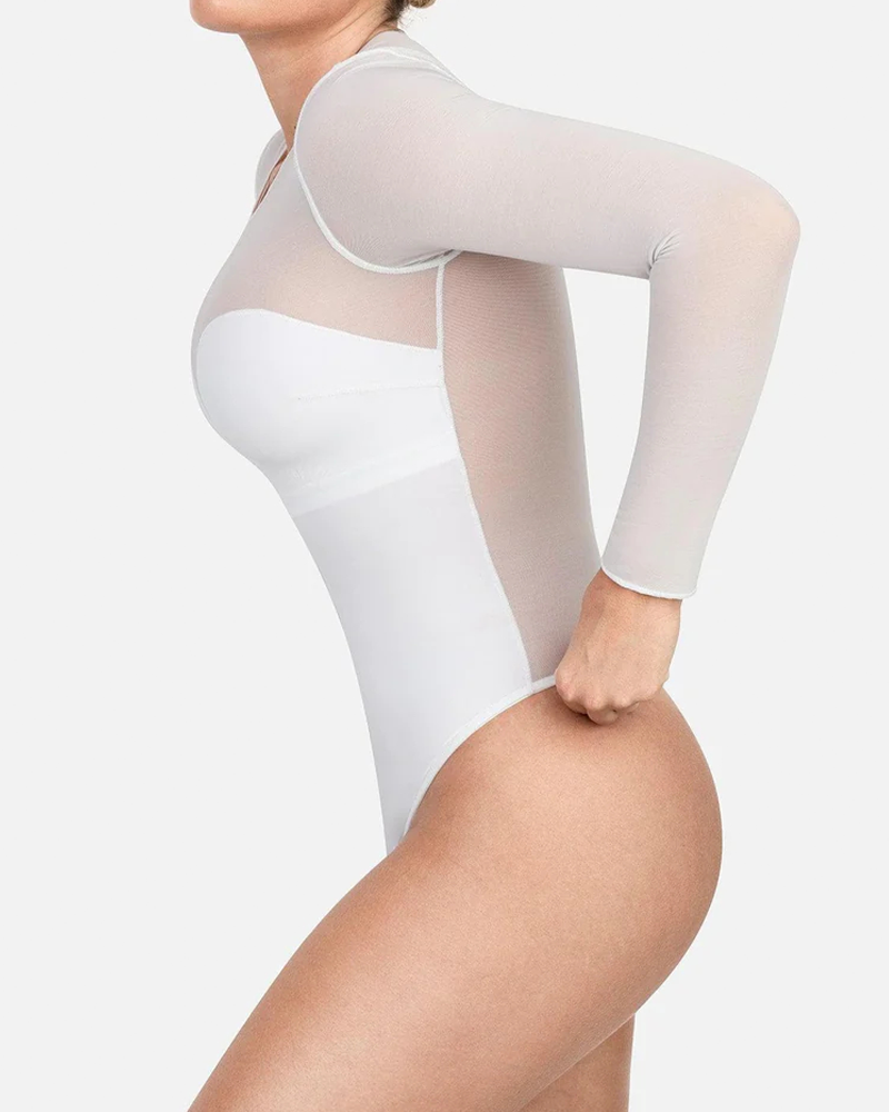 Mesh Sexy Triangle Bodysuit