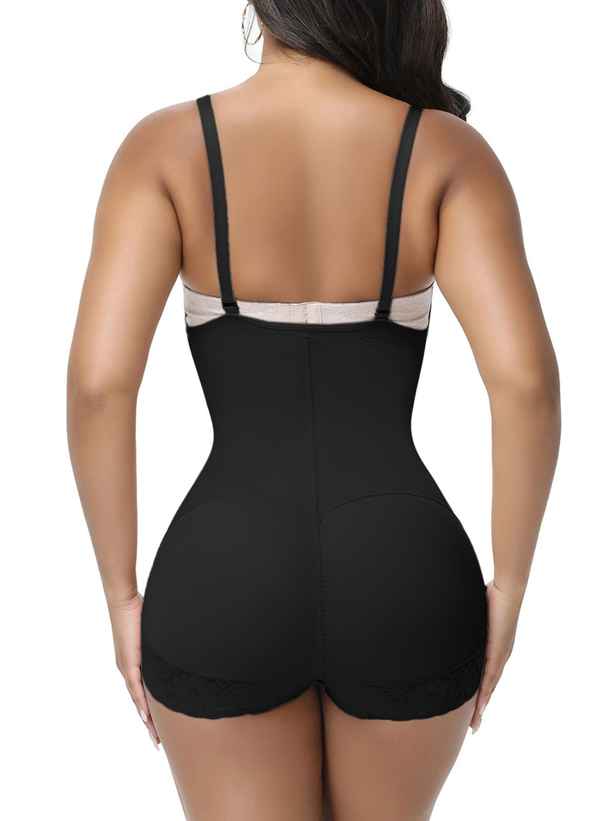 Love Heart Style Open Chest Abdomen Control Sling Triangle One-Piece Body Shaper