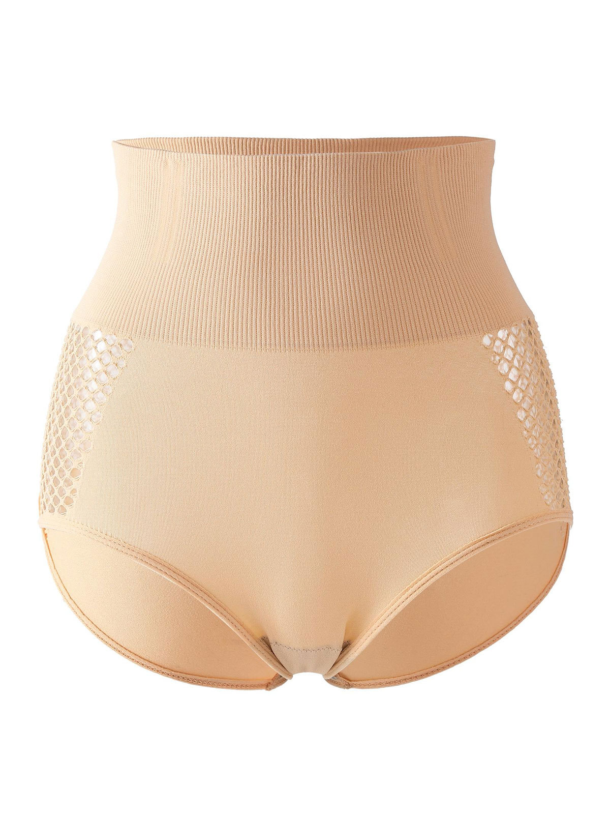 High Waisted Seamless Briefs Tummy Tucking Hip Lifting Panties