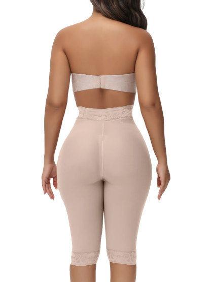 Mid Knee Length Tummy Control Hip Lifting Shaper Shorts